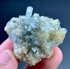 65 Carat Bunch Of Aquamarine Crystal Specimen From Pakistan picture