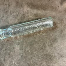 Antique John R Dickies Old Reliable High Water Pale Aqua Glass Bottle/vial picture