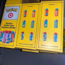 Pokemon X Target Mystery Water Type Pokemon Bottle 30th Anniversary All 6 picture