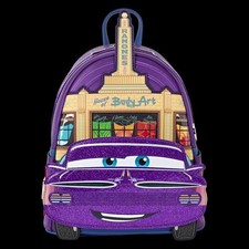 Loungefly Disney Pixar Cars Ramone's House of Mini Backpack Purple-PRESALE picture