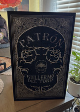 Patrón x Guillermo del Toro Black Liquor Bottle Display Box Case Skull Design picture