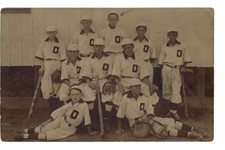Oakland Beach Baseball Team RPPC Postcard c. 1922 Vintage