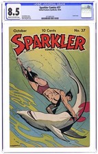 Sparkler Comics #37 CGC 8.5 1944 4715061016 picture