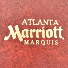 1994 Marriott Marquis Restaurant Menu La Fuente Pompano's Atrium Cafe Atlanta GA picture