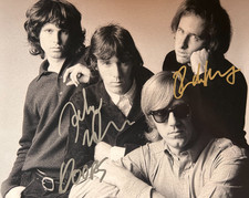 THE DOORS Signed [John Densmore, Robby Krieger] 8x10