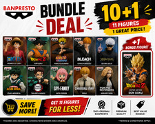BANPRESTO 10+1 FIGURE BUNDLE DEAL – PICK 10 GET 1 MYSTERY GIFT ONE PIECE/DBZ+ picture