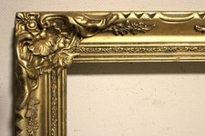 VINTAGE FITS 10 X 12 FRENCH BAROQUE PICTURE FRAME ORNATE WOOD GOLD GILT FINE ART picture