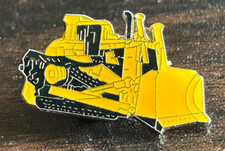 Vintage Caterpillar Crawler Bulldozer Pin Construction Equipment picture