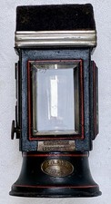EARLY VINTAGE ANTIQUE JG LIEB BIBERACH GERMAN KEROSENE FIREMANS LANTERN SUPERB picture