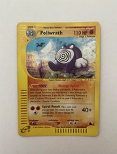 Poliwrath H24/H32 Holo Skyridge WOTC 2003 Pokemon Card e-Series SWIRL Rare picture
