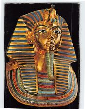 Postcard Gold funerary of mask of Tutankhamen The Egyptian Museum Cairo Egypt picture