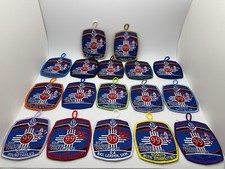 BSA PHILMONT TRAINING CENTER CONFERENCES 1999 RARE COMPLETE SET 17 PATCHES OA picture