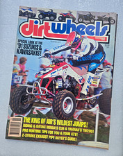 Vintage DIRTWHEELS ATV Magazine November 1990 Suzuki Kawasaki Honda picture