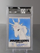 Mia Farrow Signed Animation Legends 1/1 Sketch Card The Last Unicorn by Cody picture