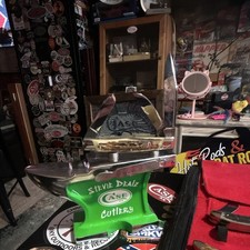 Fight N Rooster Genuine Stag 3 Blade Stockman Acorn Shield picture