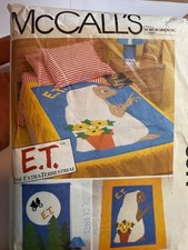 Vintage 1982 McCall’s 8314 E.T. The Extra-Terrestrial Sewing Pattern Uncut Facto picture