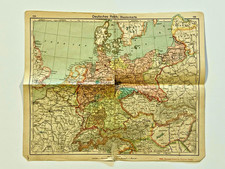 Original Historical World War I Map of German Empire (Deutsches Reich) picture
