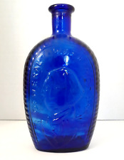 LESTOIL PRODUCTS INC George Washington Eagle Blue Bottle Vintage picture