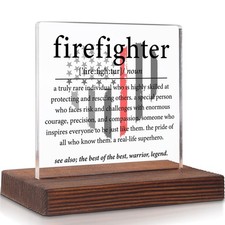 Firefighter Definition, Firefighter Decor Plaque, Firefighter Gifts for Men, ... picture