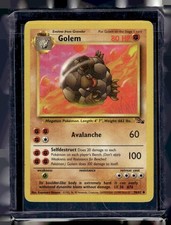 Pokémon TCG Golem 36/62 Fossil Set Vintage picture