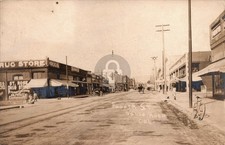Fourth Street SANTA ROSA California Sonoma Co 1908 RPPC Photo Postcard COPY picture