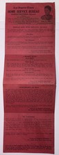 Marian Manners Perforated Recipe Cards Valentines Day Theme L.A. Times 1933 Rare picture