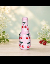 Meranda's Hand Painted Minature Vase Cherries picture