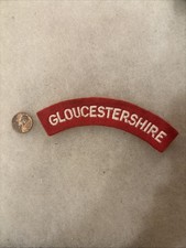 Royal British Army Gloucestershire Regiment shoulder patch picture