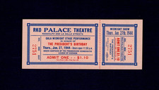 VERY RARE 1944 PRESIDENT'S BIRTHDAY FULL MINT TICKET FDR FRANKLIN ROOSEVELT picture