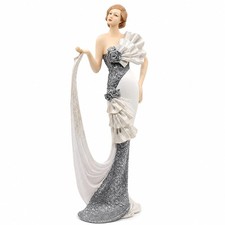 Comfy Hour 13 Inch Victorian Lady Figurine, Art Deco Woman Statue picture