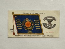 1908-1912 Wills's Cigarettes The Prince Albert's Somersetshire Light Infantry 17 picture