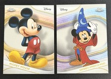 2025 Topps Chrome Disney Mickey Mouse #1 & Sorcerer Apprentice Mickey #190 Base picture