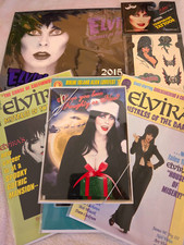 7 Elvira Mistress Of The Dark Halloween Goods Xmas Cards Tats Comics Calendar picture