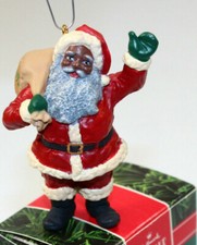 1992 Hallmark Christmas Tree Ornament CHEERFUL SANTA picture