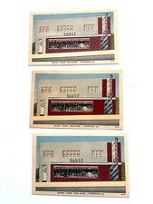 3 vintage postcards linen Bauses Drug Store Boyertown PA 1940s unposted picture