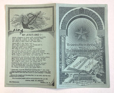1885 Antique Christian Religious Tract George Sweet City Missionary Buffalo NY picture