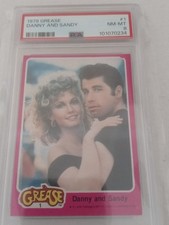 1978 TOPPS GREASE PSA 8-9 LOT OF 24 PINK SERIES 1 CARDS picture