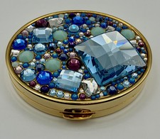 2009 Estee Lauder Twinkling Sky Re-Nutriv Powder Compact Box Pouch picture