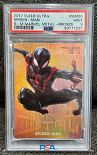 Fleer 2017 Ultra Spider-Man Precious Metal Gems Bronze #MM50 PSA 9 160/199 💎 picture