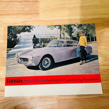 Original 1963 Ferrari 250GT Lusso Berlinetta Sales Brochure picture