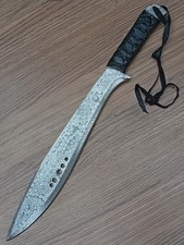 Custom Handmade Damascus Steel  (THE BOOK OF ELi) FULL TANG Machete Sword Knife picture