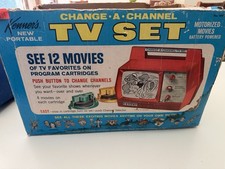 1960'S KENNER CHANGE A CHANNEL TV SET TOY With BOX SHIPS SAME DAY picture