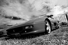 Ferrari Sports Motor Car Auto Vehicle Photograph Picture Print picture