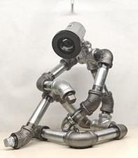 Unique Handcrafted Steampunk Style Lamp With Personality (Choose your color) picture