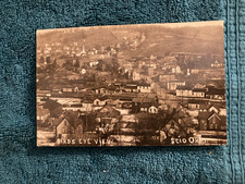 RPPC Scio Ohio Beautiful Birds Eye View Posted 1913 to AM Crow Dwight Illinois picture