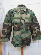 TruSpec M81 Woodland Camo Raid Mod BDU Shirt OldGen Medium Short SEAL DEVGRU NSW picture