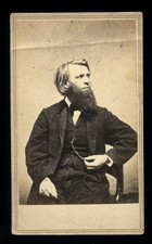 Rare Unpublished? CDV Photo of JOHN B GOUGH Temperance Orator, 1860s picture