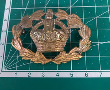 British Army Warrant Officers  Badge C. WWII Kings Crown & Laurel M3588 picture