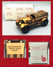 Vintage Advertising Bank 1974 Banthrico 1924 Ahrens-Fox Fire Truck in orig. box picture