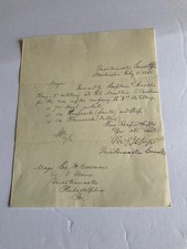 FORT MOULTRIE SOUTH CAROLINA 2d ARTILLERY US ARMY UNIFORMS LETTER 1851 ORIGINAL picture